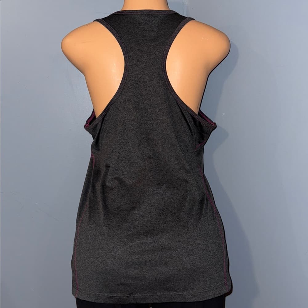Puma Black Racerback Tank Top, Size XL - Thumbnail 3