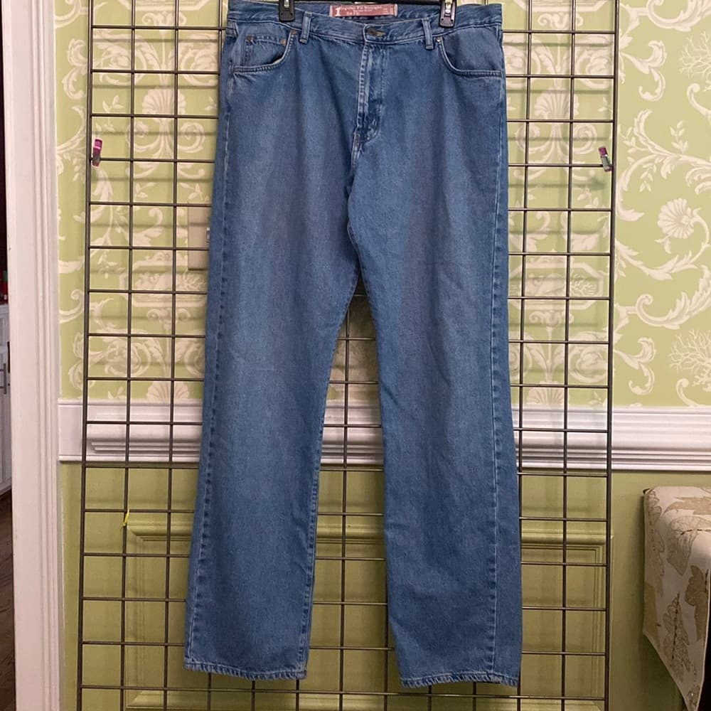 38 x 34 Zara regular fit straight leg jeans* - Thumbnail 7