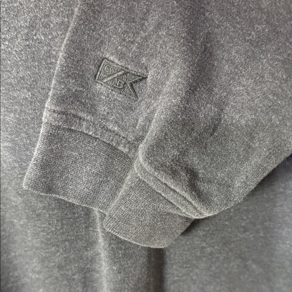Cutter & Buck Men's Charcoal Long Sleeve Tee - Thumbnail 2