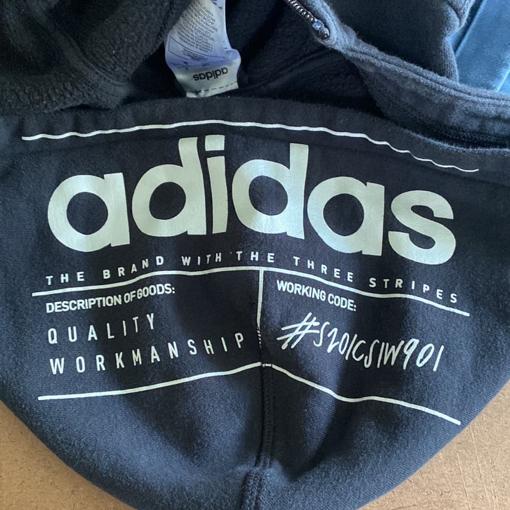 Men’s Adidas zip-up Hooded Jacket - Thumbnail 4