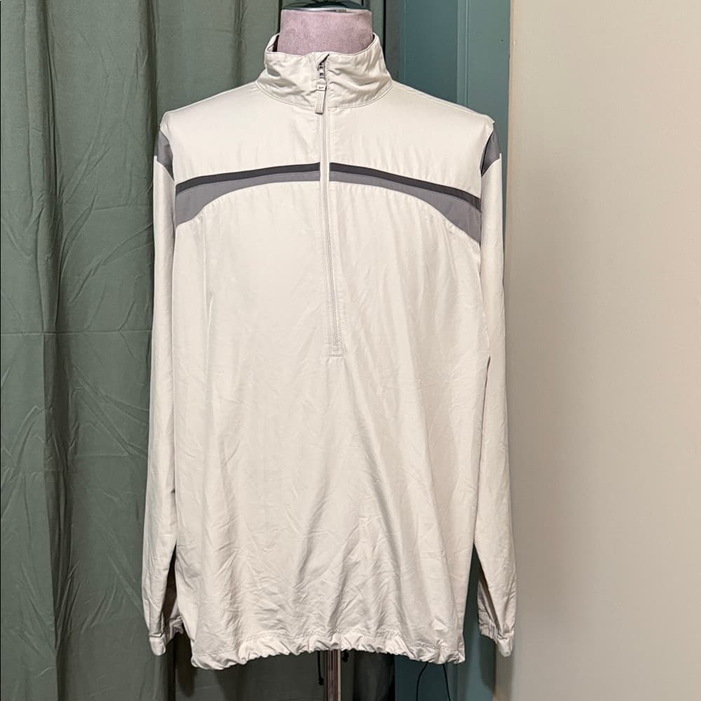 Men's Tan and Gray Jacket - Thumbnail 4