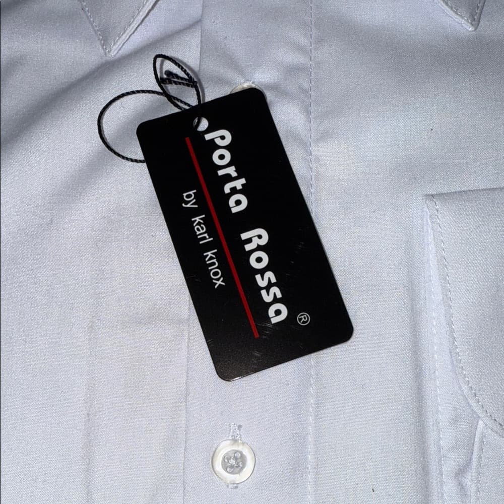 Men's Classic White Button Down Shirt