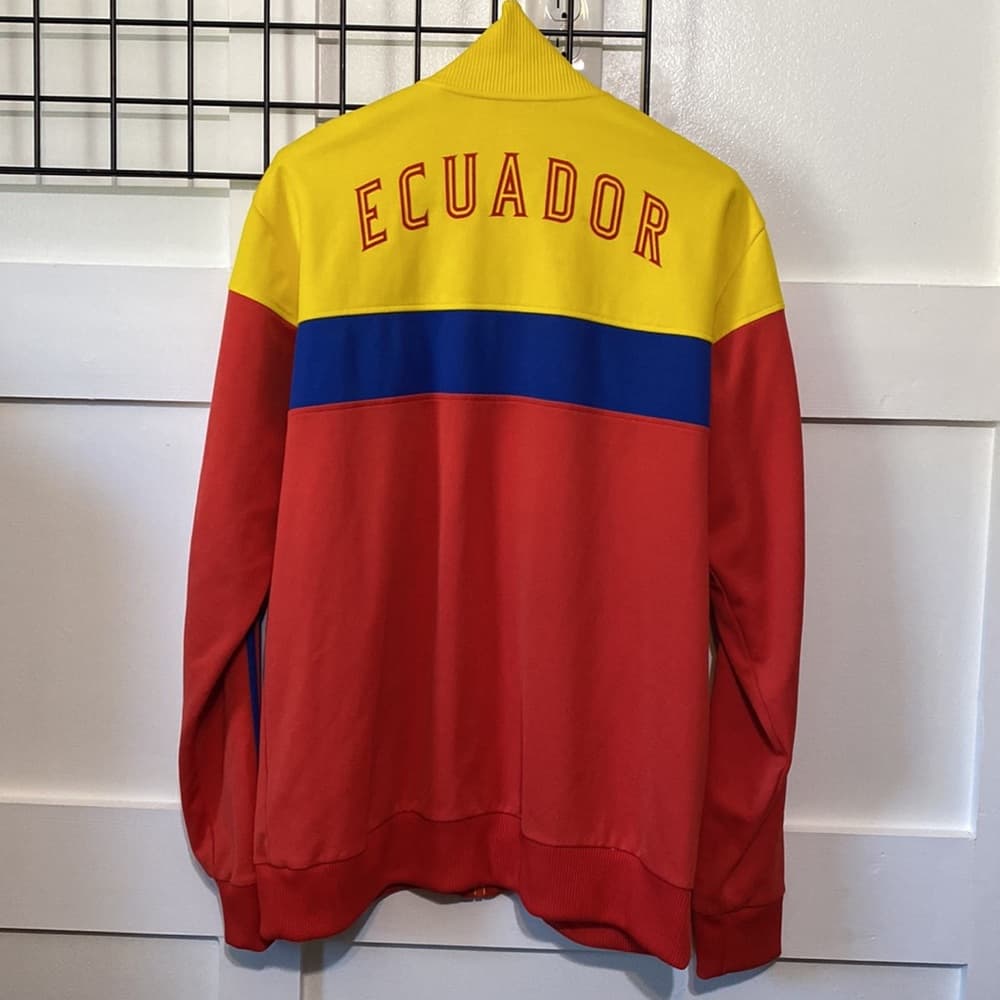 Rare Adidas Originals Ecuador Football Track Jacket Men's Large 2006 FEF - Thumbnail 2