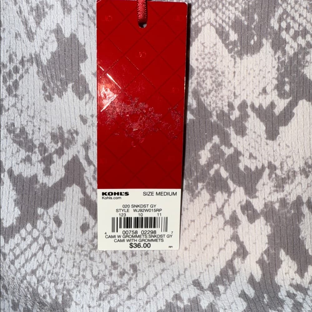 Jennifer Lopez Snake Print Camisole Top - Size Medium - Thumbnail 5