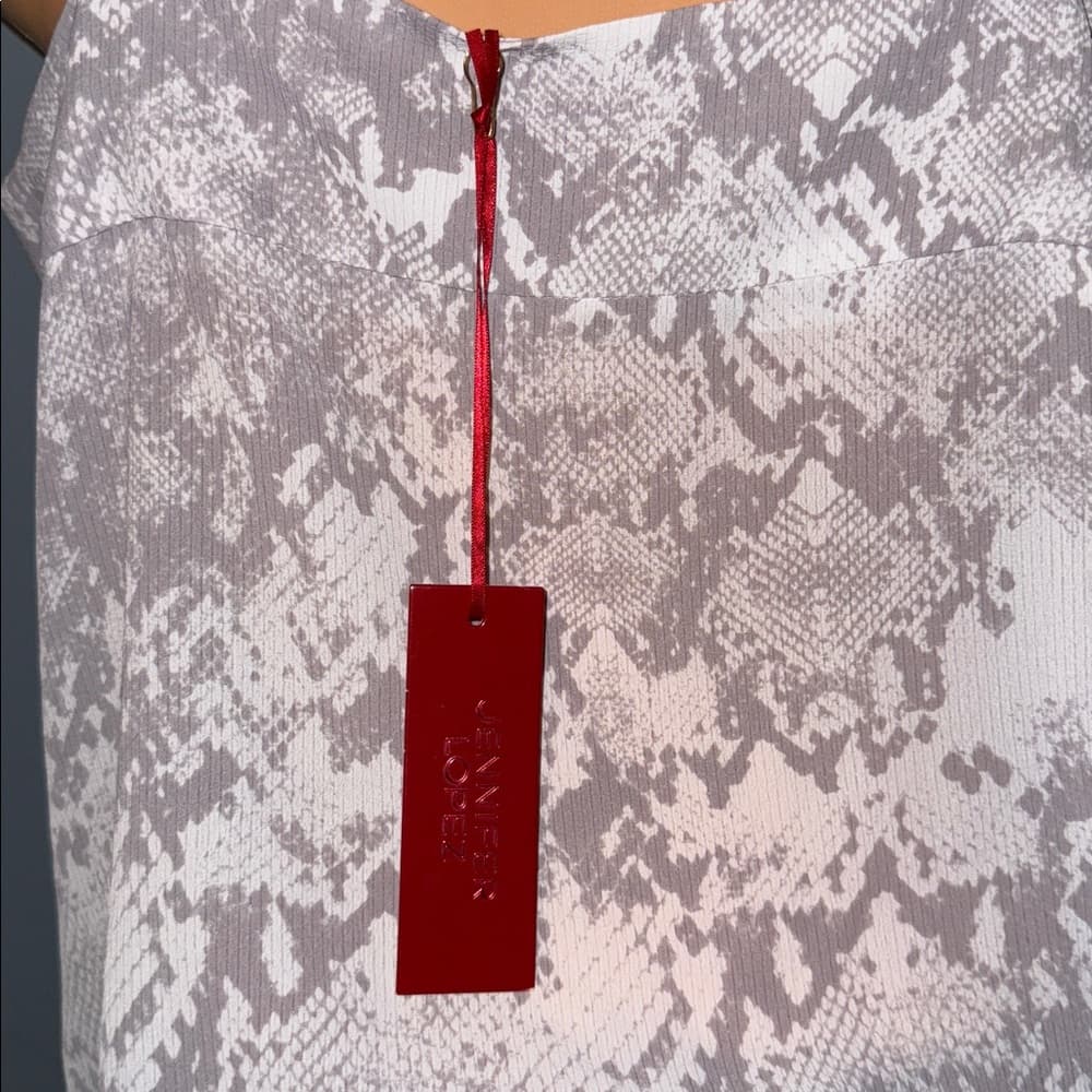 Jennifer Lopez Snake Print Camisole Top - Size Medium - Thumbnail 3