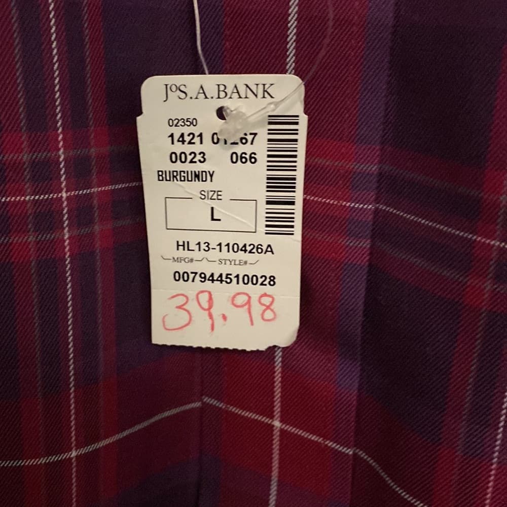 Jos. A. Banks men’s button down long sleeve - Thumbnail 2