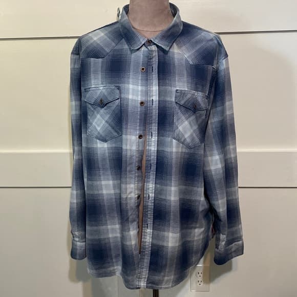 Men’s Wrangler button down shirt - Thumbnail 4