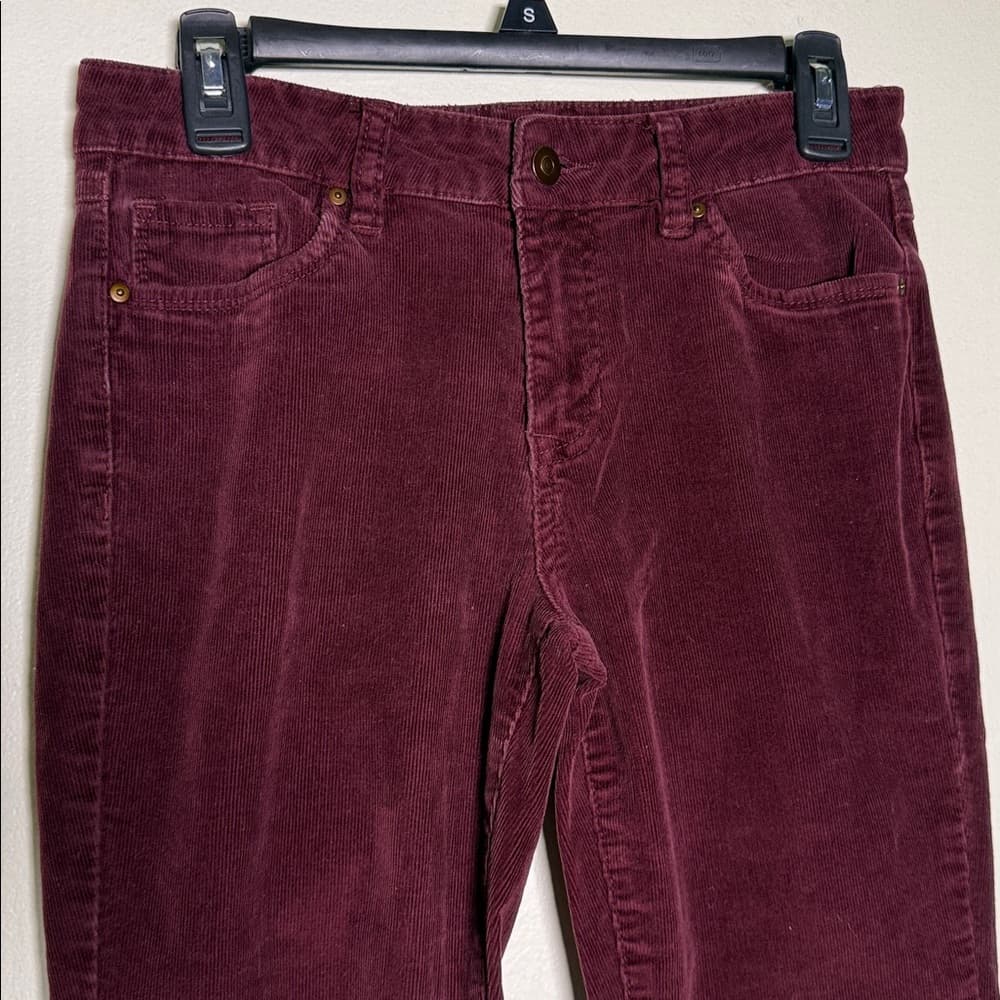 British Khaki burgundy corduroy pants - Thumbnail 5