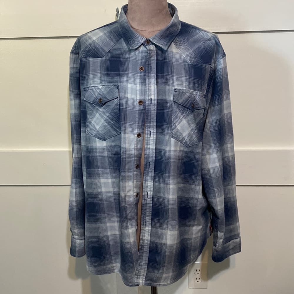 Men’s Wrangler button down shirt - Thumbnail 3