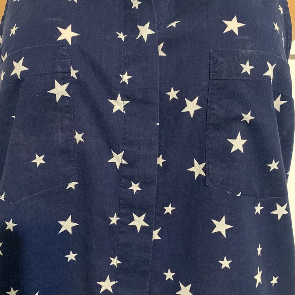 Faded Glory Starry Sleeveless Blouse - Size Small - Thumbnail 4