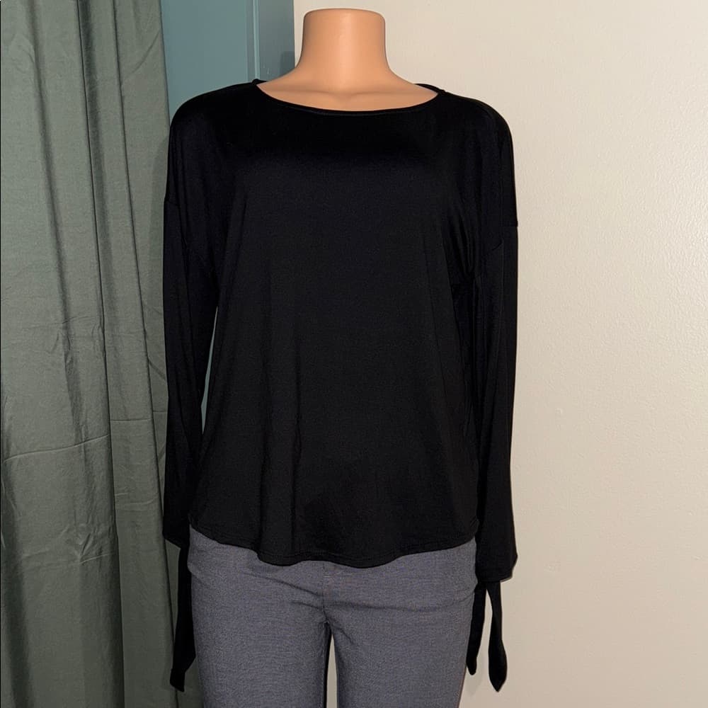 Gibson Black Long Sleeve Women's Top - Thumbnail 4