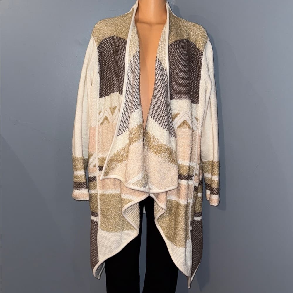 Cato Plus Size Waterfall Cardigan - Size 18/20W - Thumbnail 4