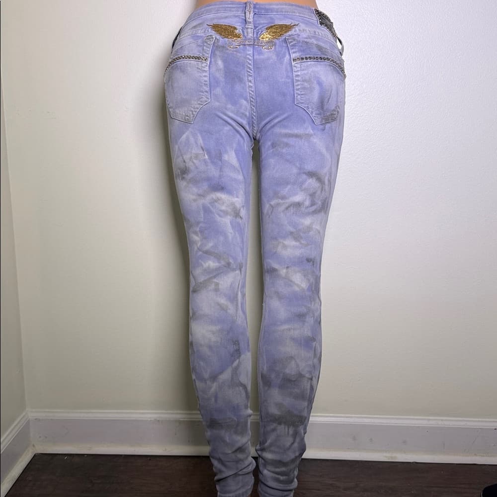 Robin’s Jean faded denim jeans** - Thumbnail 6