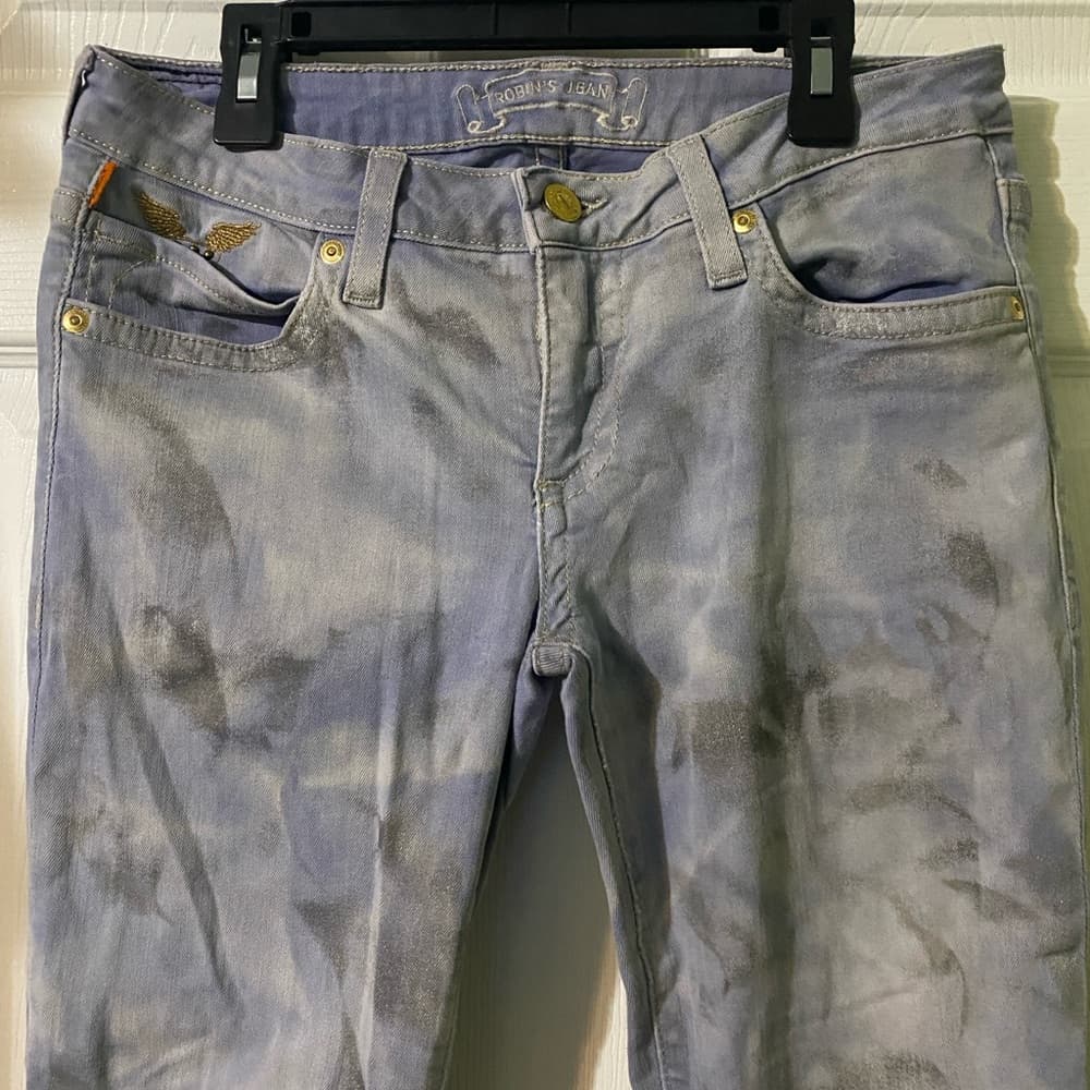 Robin’s Jean faded denim jeans** - Thumbnail 4