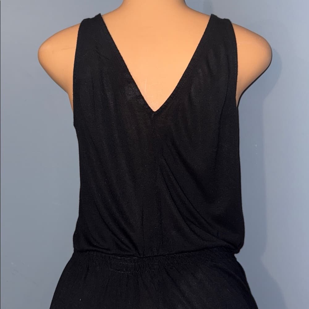 H&M Black Sleeveless Romper - Size Small - Thumbnail 6
