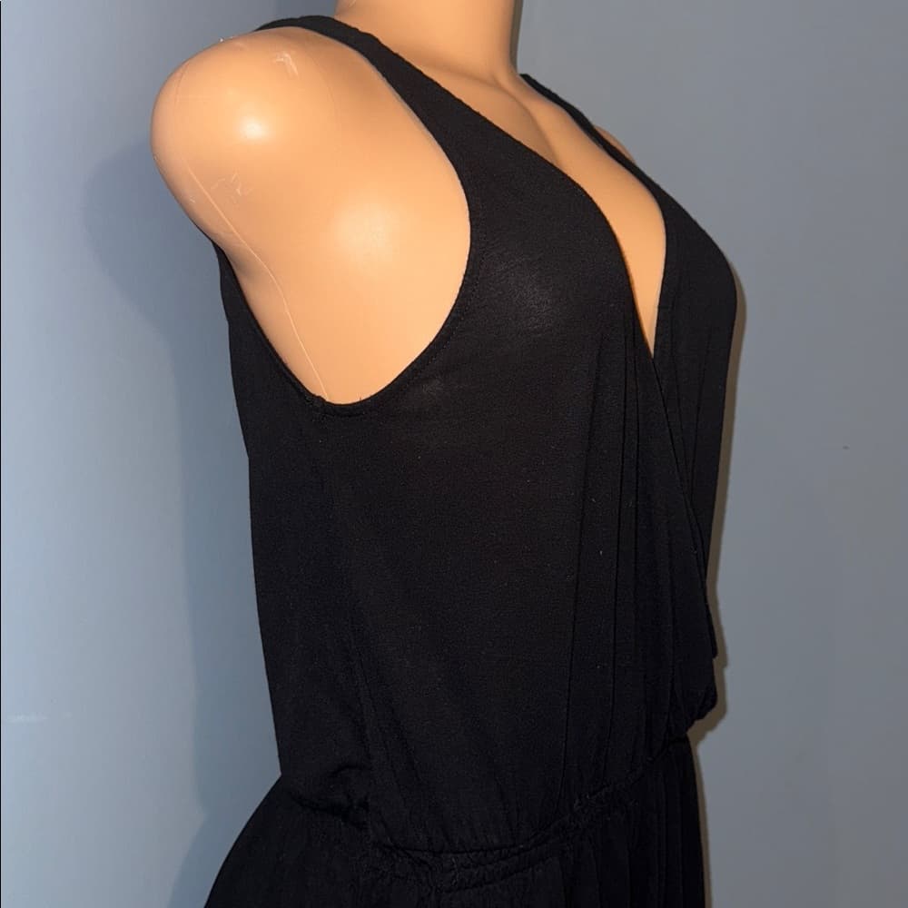 H&M Black Sleeveless Romper - Size Small - Thumbnail 4