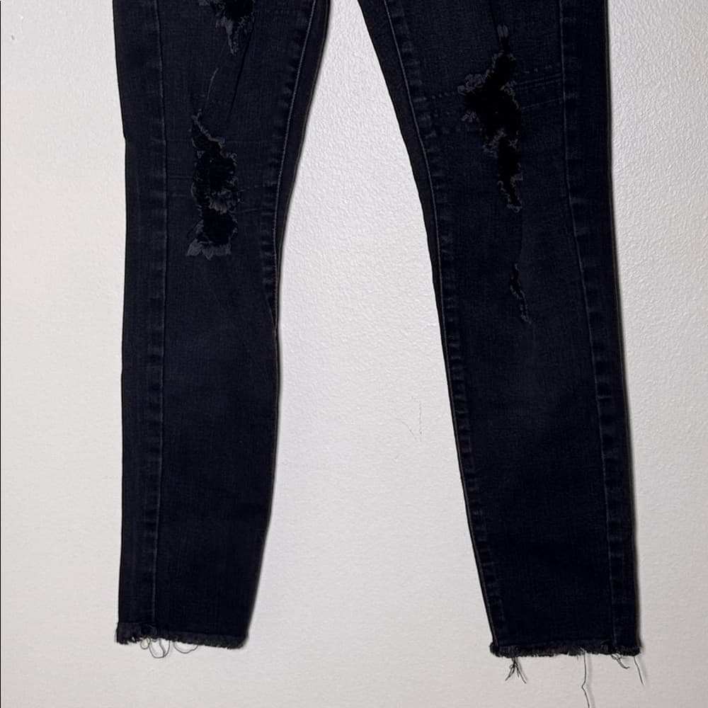 Aero black denim high-rise jeans - Thumbnail 3