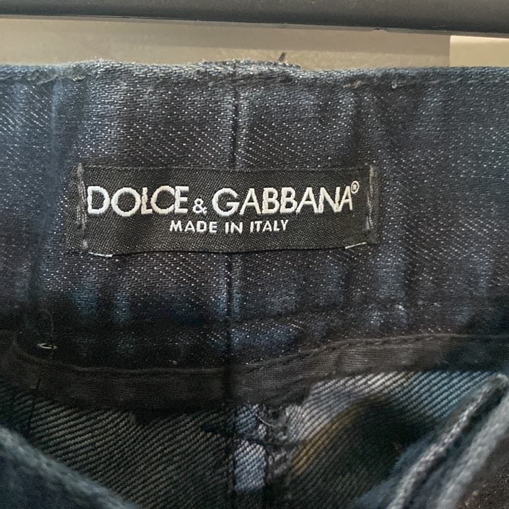 34 x 30 Dolce & Gabbana dark denim jeans - Thumbnail 4