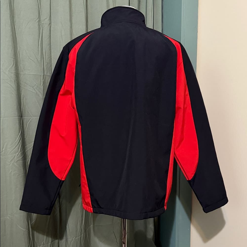 Sport-Tek Black and Red Windbreaker