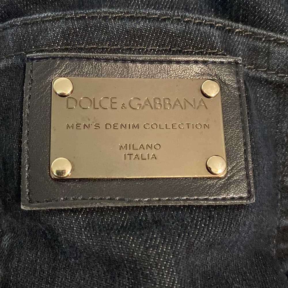 34 x 30 Dolce & Gabbana dark denim jeans - Thumbnail 2
