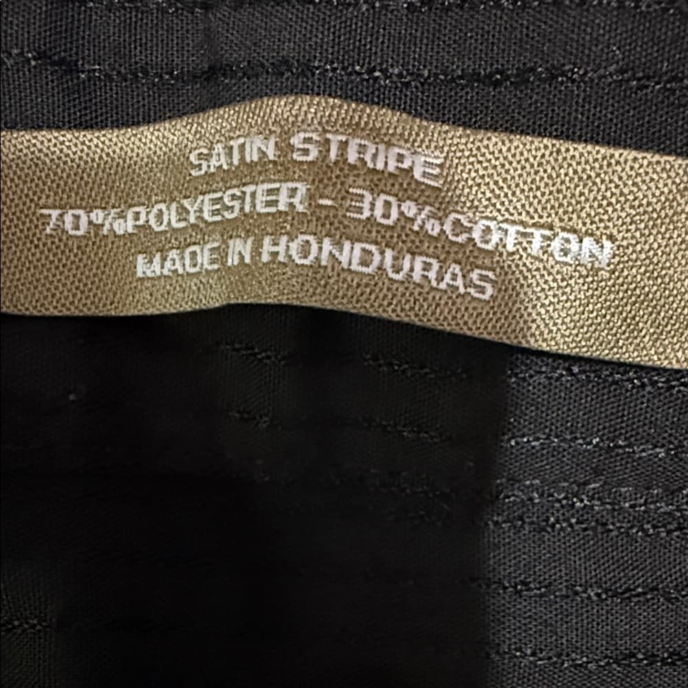 Van Heusen Black Pinstripe Dress Shirt - Thumbnail 4