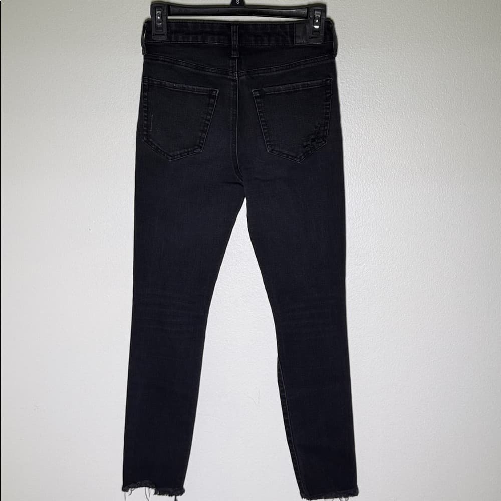 Aero black denim high-rise jeans - Thumbnail 4
