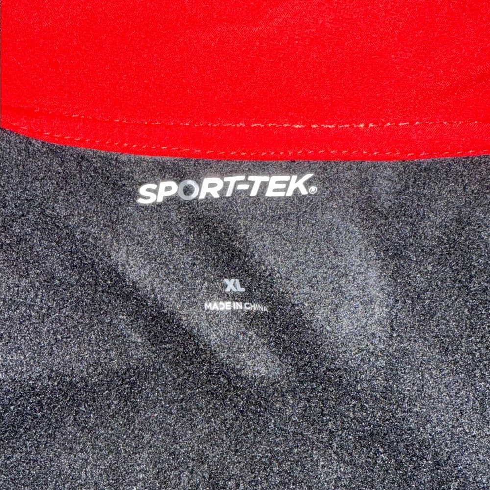 Sport-Tek Black and Red Windbreaker - Thumbnail 2