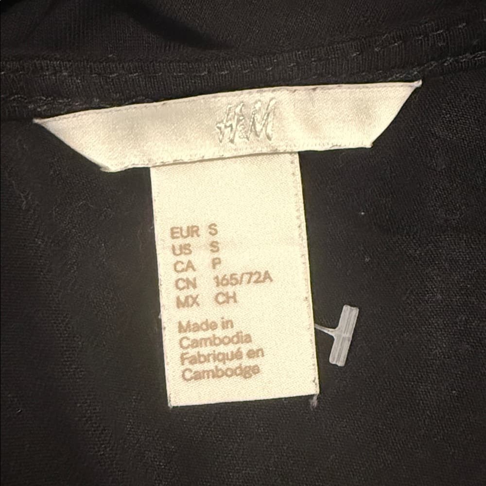 H&M Black Sleeveless Romper - Size Small - Thumbnail 7