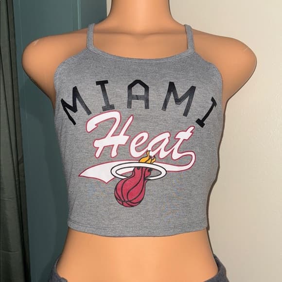 NBA Miami Heat Gray Tank Top - Thumbnail 4