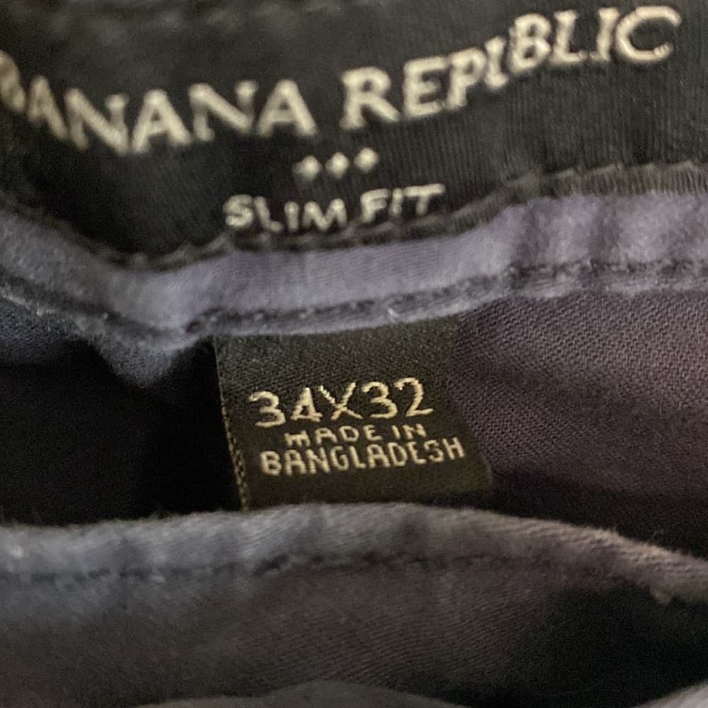 34 x 32 Banana Republic slim fit chinos - Thumbnail 3