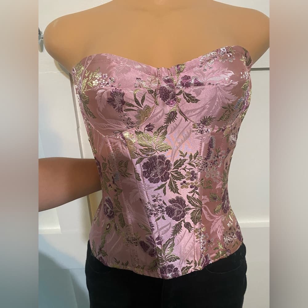Pretty Little Thing Pink Corset Zipper - Thumbnail 7