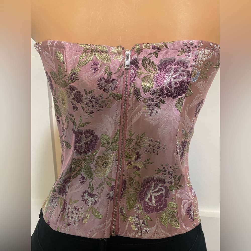 Pretty Little Thing Pink Corset Zipper - Thumbnail 3