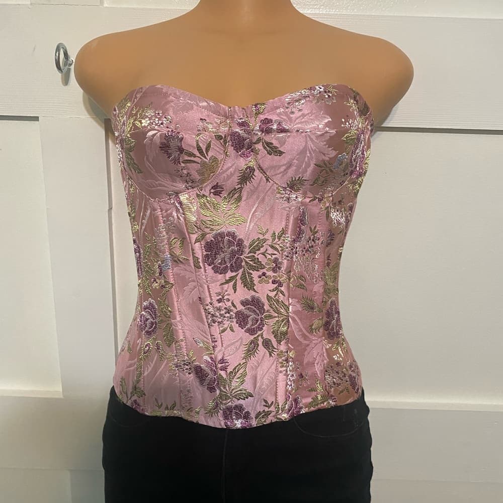 Pretty Little Thing Pink Corset Zipper - Thumbnail 2