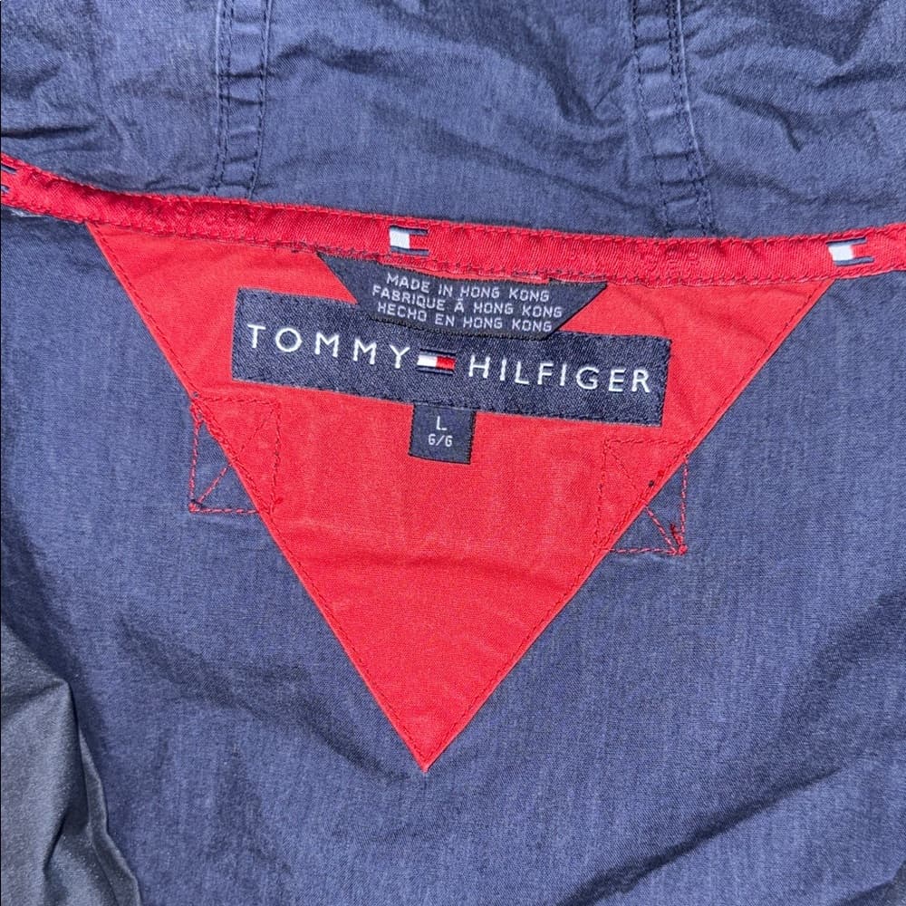 Tommy Hilfiger Dark Blue Anorak with Red Details - Thumbnail 4