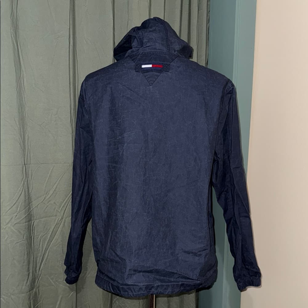 Tommy Hilfiger Dark Blue Anorak with Red Details - Thumbnail 3