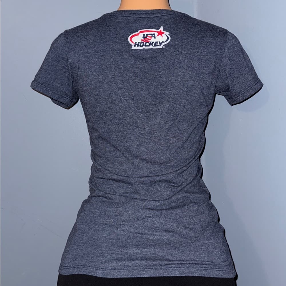 Nike USA Hockey V-Neck Tee - Size XS - Thumbnail 3