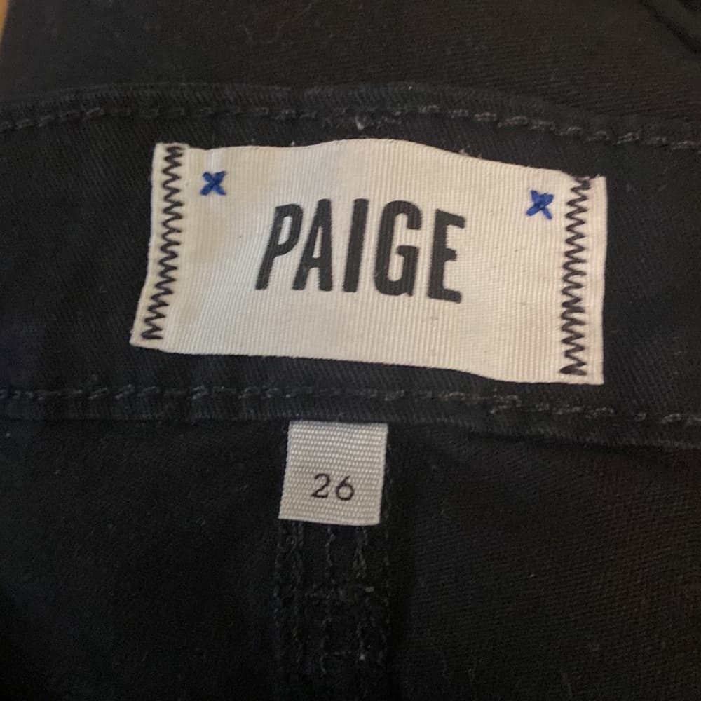 Semi-stretchy Peg Skinny black jeans - Thumbnail 4