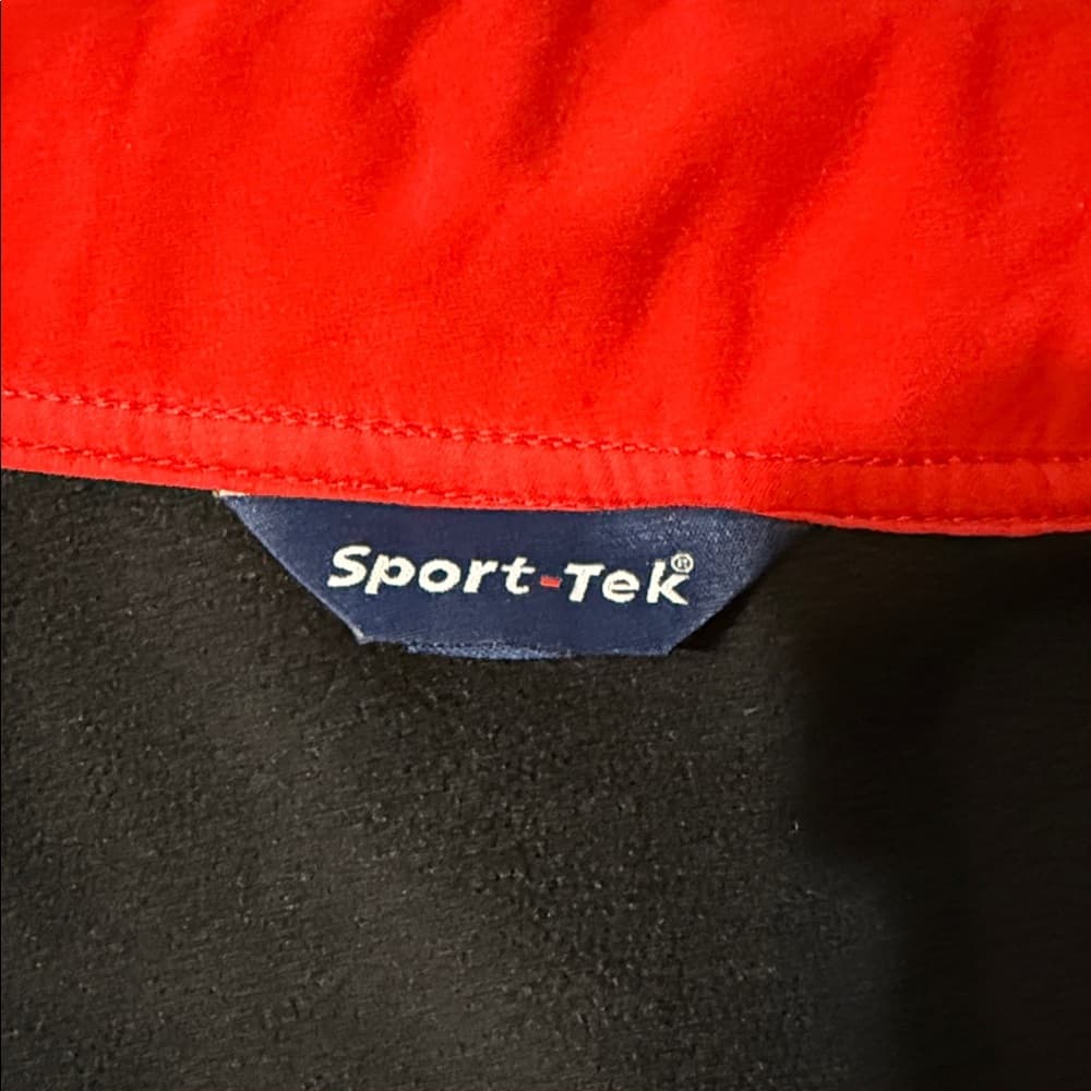 Sport-Tek Black and Red Windbreaker - Thumbnail 2