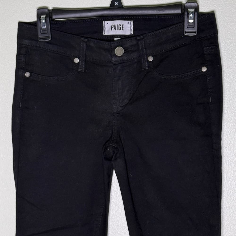 Semi-stretchy Peg Skinny black jeans - Thumbnail 2