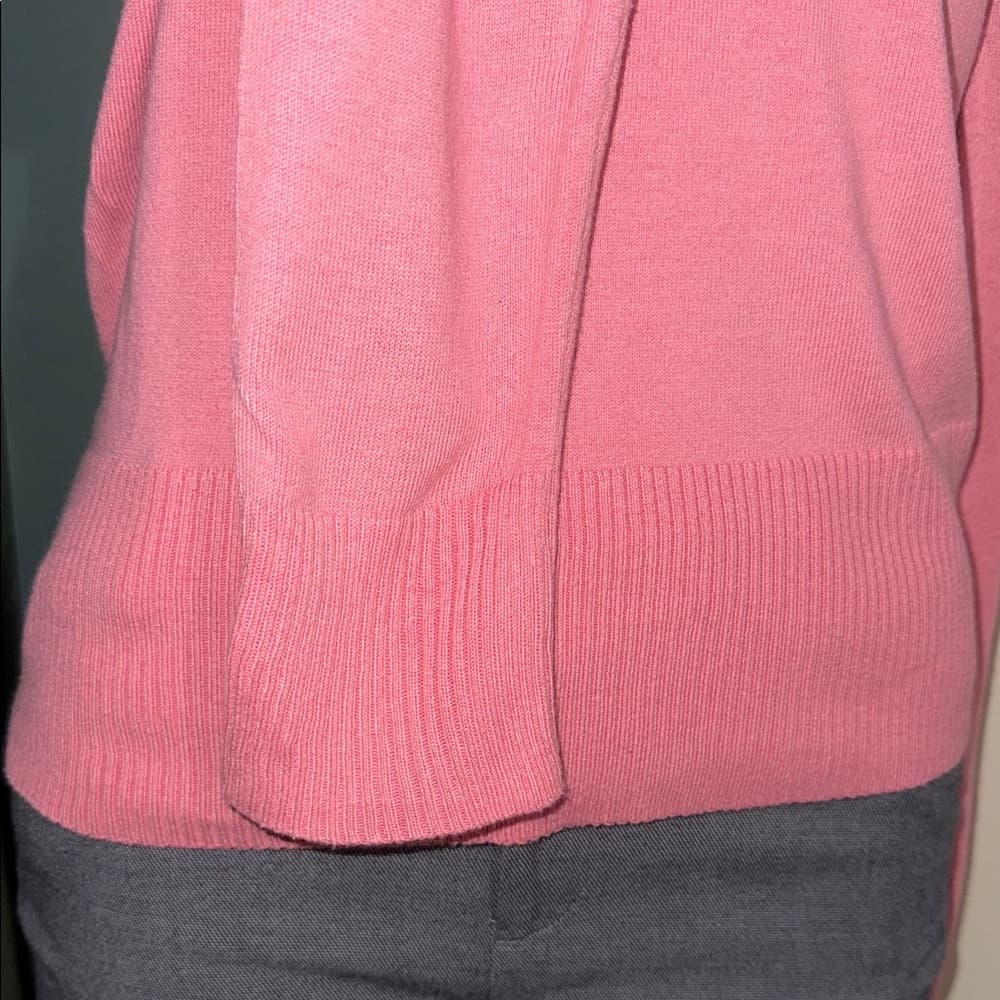 Takeout Pink Off-Shoulder Sweater - Thumbnail 2