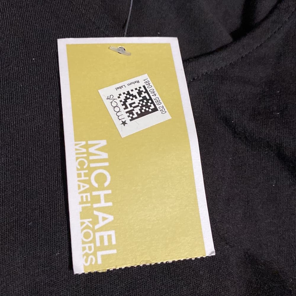 Michael Kors Black Camisole with Chain Straps - Size Small - Thumbnail 4
