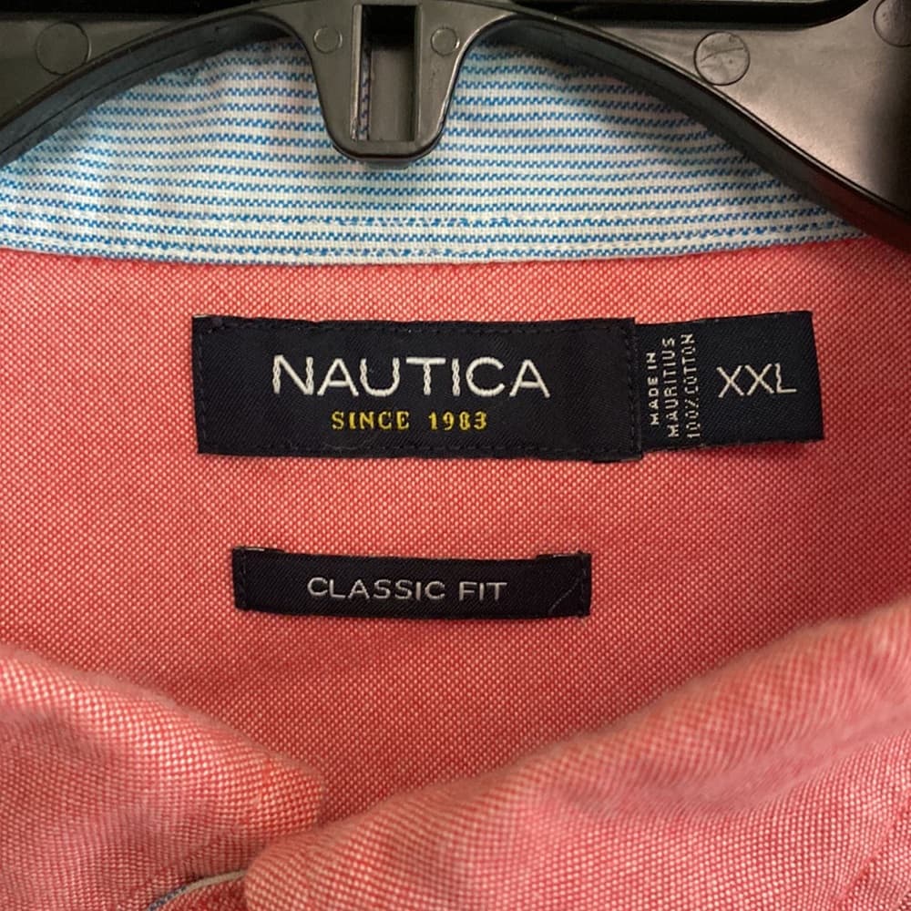 Nautica classic fit long sleeve button down shirt - Thumbnail 2