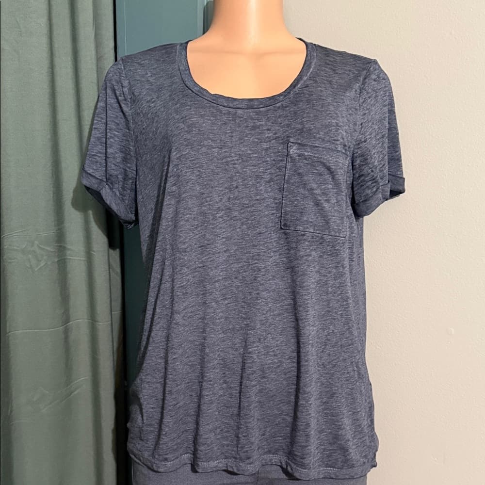 Hippie Rose Gray Short Sleeve Tee - Thumbnail 3