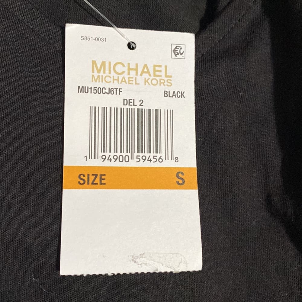 Michael Kors Black Camisole with Chain Straps - Size Small - Thumbnail 5