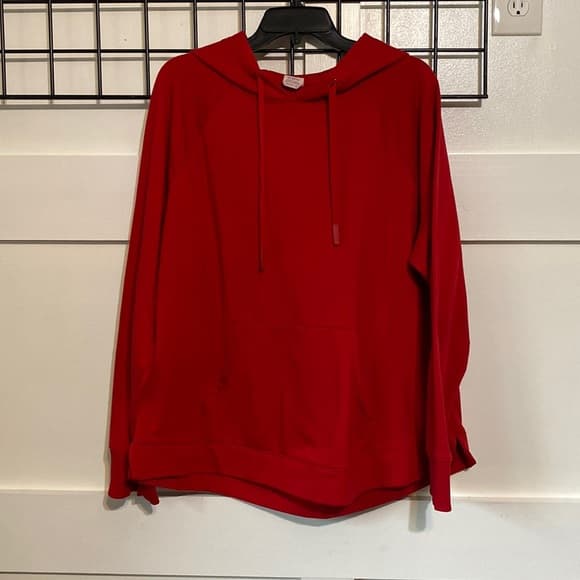 Red athletic hoodie - Thumbnail 5