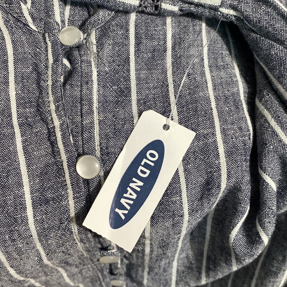 Old Navy Striped Button-Up Blouse - Size XS - Thumbnail 5