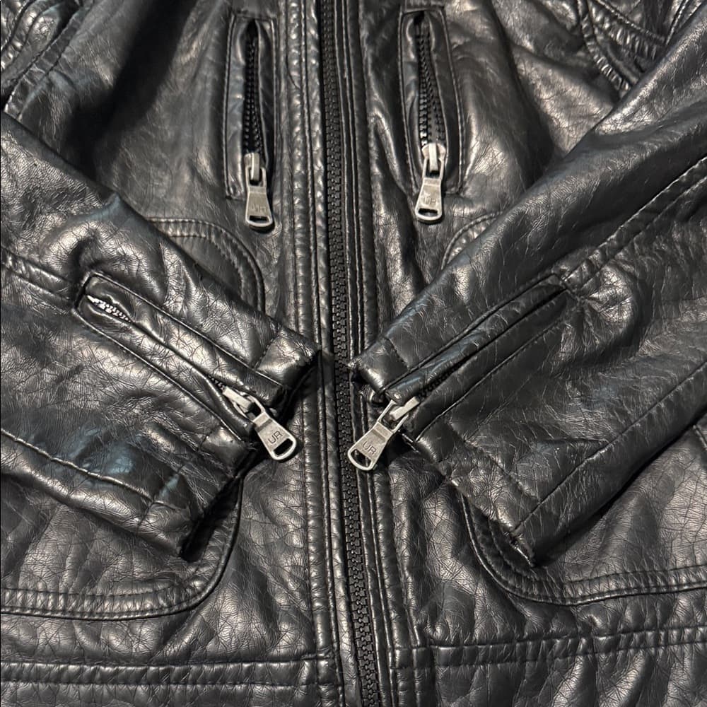 Urban Republic Black Jacket with Gray Hood - Thumbnail 5