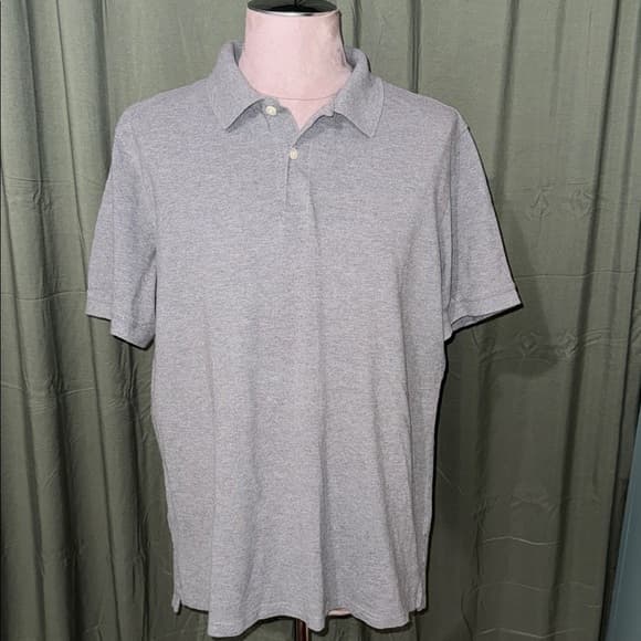 Goodfellow & Co Light Gray Polo Shirt - Thumbnail 3
