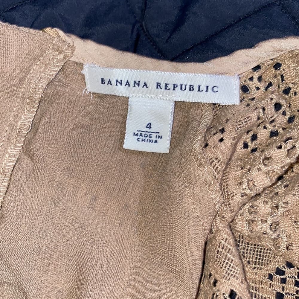 Brown lace shirt with liner - Thumbnail 6