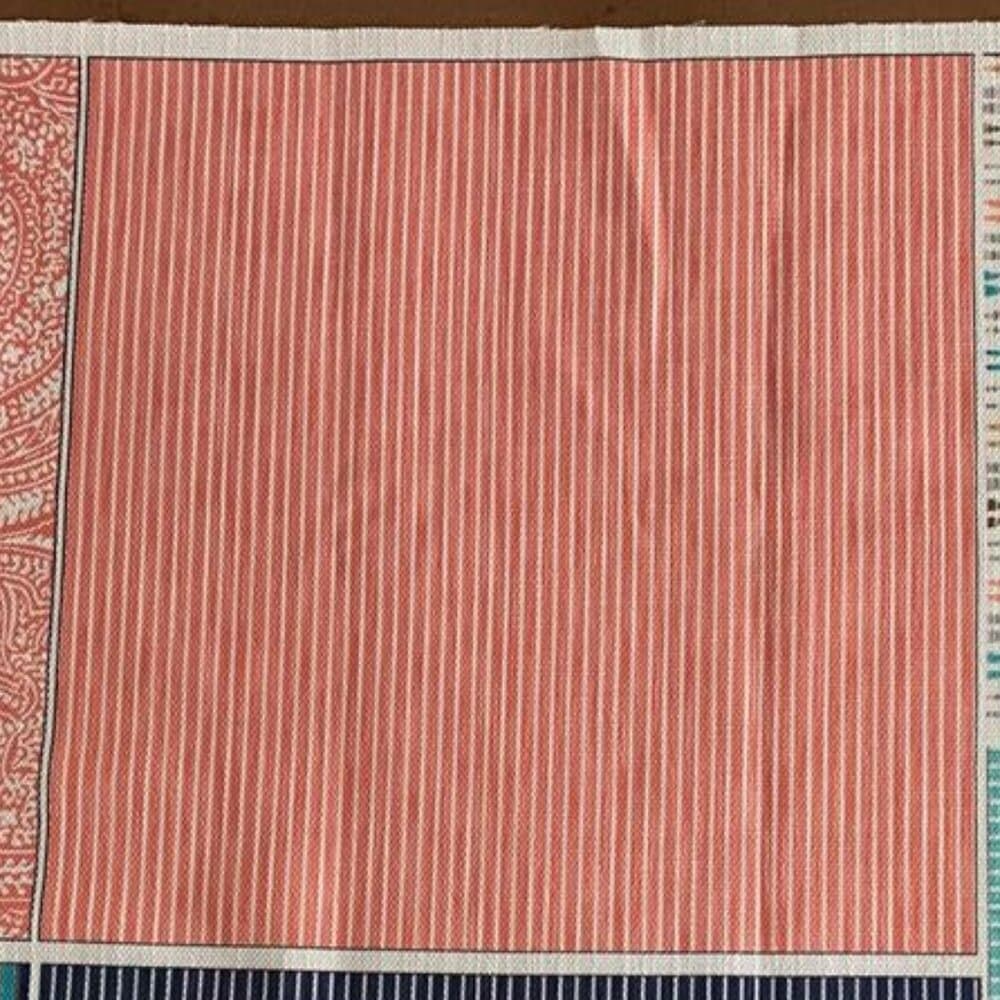 1 Panel Martha Stewart Lily Pond Panel Pillow Layout Seagrass Fabric - Thumbnail 2